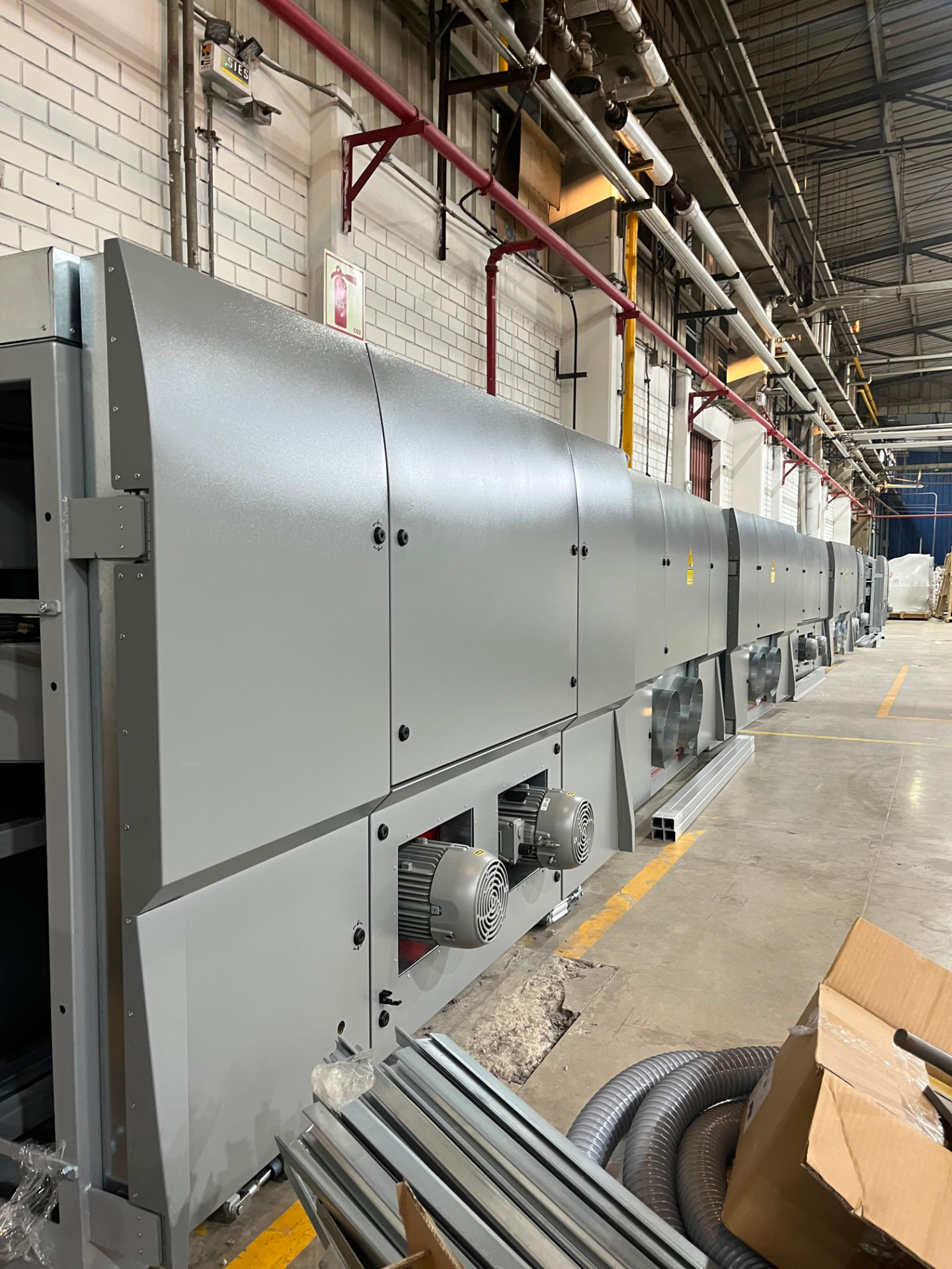 Línea de proceso instalada